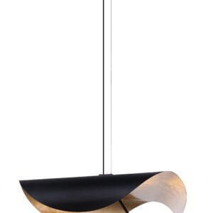 Люстра CATELLANI & SMITH LEDERAM MANTA S1PENDANT Black + Gold