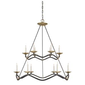 Люстра  Visual Comfort Choros S 5041AI в расцветке Aged Iron with Hand-Rubbed Antique Brass