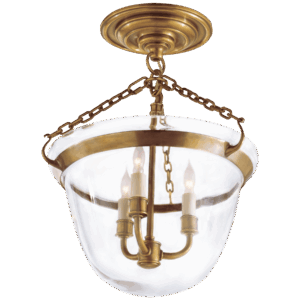 Светильник VISUAL COMFORT Country Semi-Flush Bell Jar CHC 2109AN