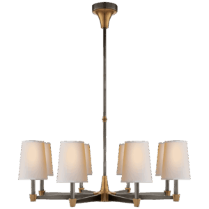 Люстра Visual Comfort TOB5046BZ/HAB-NP Thomas O'Brien Caron 8 Light 30 inch Bronze
