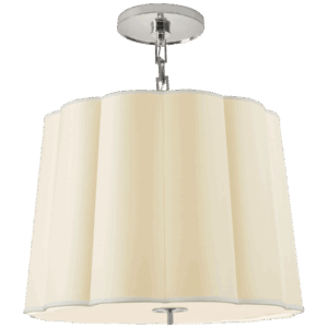 Потолочный светильник OM15015SS-S, хром, ткань