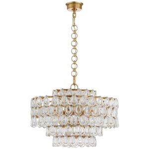 Люстра  Liscia Medium Chandelier  Visual Comfort  JC-ARN 5173HAB -CG