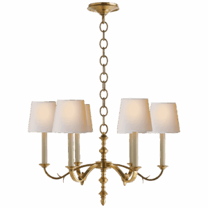 Люстра VISUAL COMFORT Channing Small Chandelier  THOMAS O'BRIEN  SC TOB 5119HAB-NP