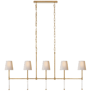 Люстра VISUAL COMFORT Camille Linear Chandelier SUZANNE KASLER SK 5055HAB-NP