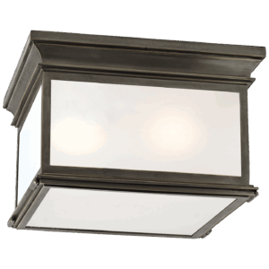 Накладной светильник VISUAL COMFORT Club Large Square Flush Mount CHAPMAN & MYERS CHO 4311BZ-FG