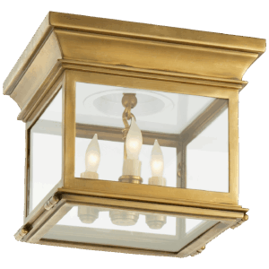 Накладной светильник VISUAL COMFORT Club Small Square Flush Mount CHAPMAN & MYERS CHO 4310AB-CG