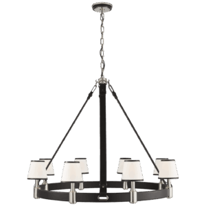 Люстра VISUAL COMFORT Riley Large Ring Chandelier  RALPH LAUREN RL 5612PN/CHC-L