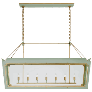 Люстра VISUAL COMFORT Caddo Large Linear Lantern JULIE NEILL JN 5025CEL/G-CG