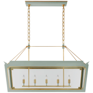 Линейная люстра Caddo Medium Linear Lantern VISUAL COMFORT JN 5023CEL/G-CG