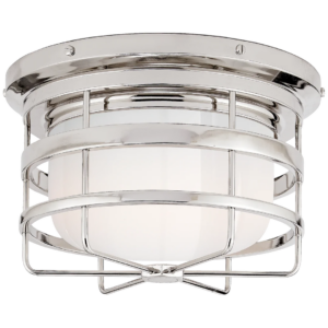 Потолочный светильник RALPH LAUREN Crosby Flush Mount VISUAL COMFORT RL 4143PN-WG