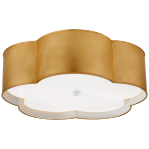 Bryce Large Flower Flush Mount KATE SPADE NEW YORK KS4118G/WHT-FA