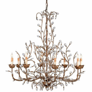 Crystal Bud Chandelier 33 Cupertino By Currey and Company
