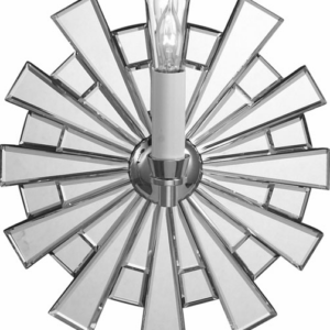 Starburst Mirror Single Light Sconce CHAPMAN & MYERS CHD1620PN