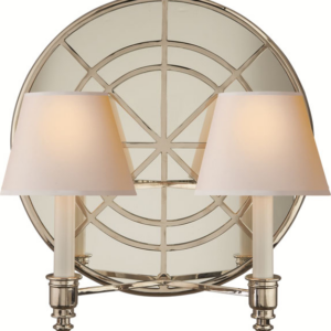 Global Double Arm Sconce MICHAEL S SMITH MS2201PN-NP