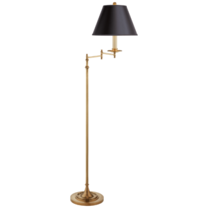 Dorchester Swing Arm Floor Lamp CHAPMAN & MYERS HA9121AB-B