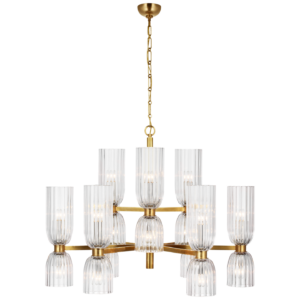 Asalea Medium Two-Tier Chandelier AERIN ARN5500HAB-CG