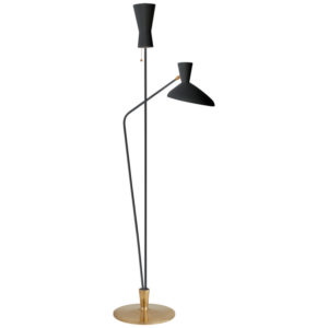 Austen Large Dual Function Floor Lamp SIGNATURE COLLECTION ARN 1712BLK