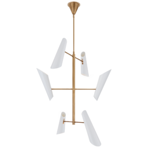 Franca Tall Pivoting Chandelie AERIN ARN5412HAB-WHT