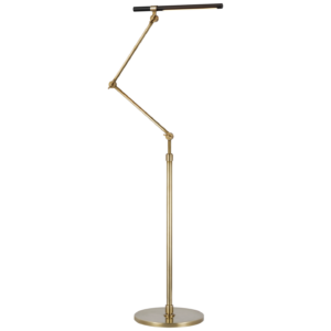 Heron Medium Adjustable Floor Lamp Ian K. Fowler IKF1506HAB/BLK