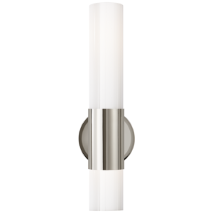 Visual Comfort Penz Medium Cylindrical Sconce AERIN ARN2611PN-WG