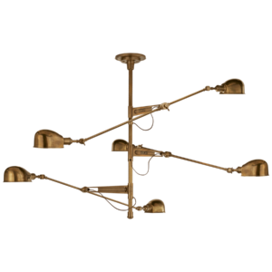 RL '67 Extra Large Triple Arm Chandelier Ralph Lauren RL5032BN