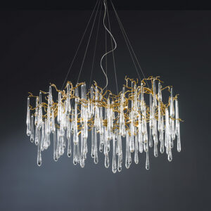 Люстра Serip Aqua Empire Custom, латунь, стекло H60*W80 см