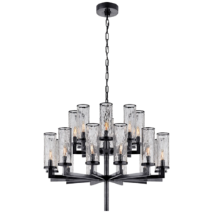Liaison Double Tier Chandelier Kelly Wearstler KW5201BZ-CRG