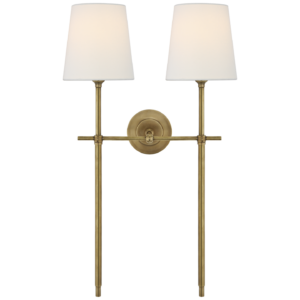 Bryant Large Double Tail Sconce Thomas O'Brien TOB2025HAB-L