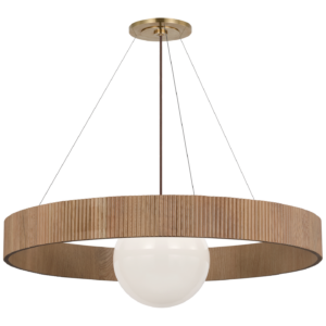 Arena 42" Ring and Globe Chandelier Windsor Smith WS5001HAB/NO-WG